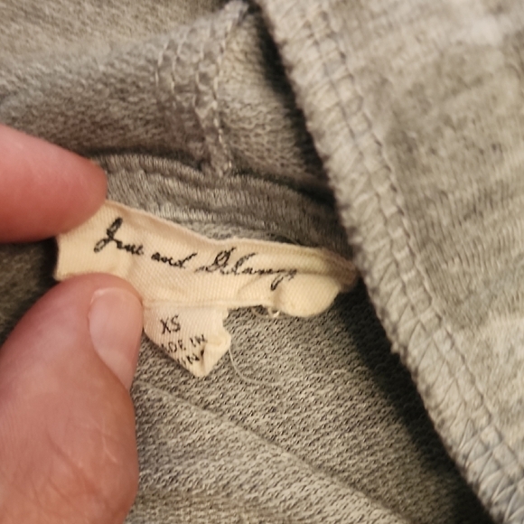 Jane and Delancey Gray Camouflage Sweater with Hood - Picture 2 of 2